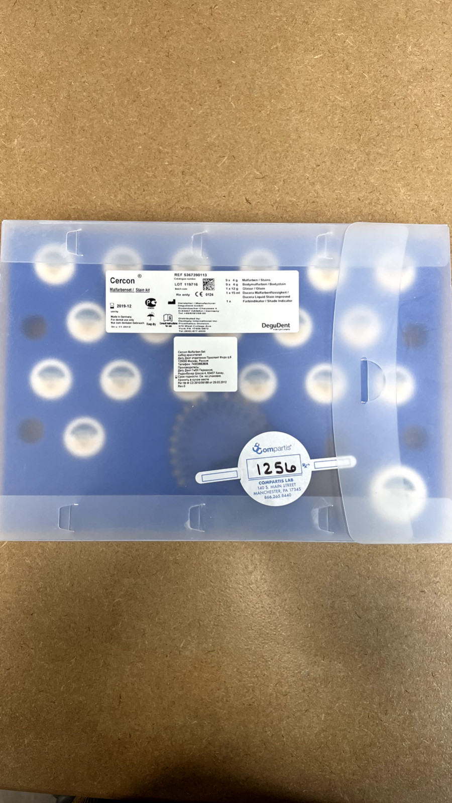 Cercon DeguDent Glaze Kit (5367363402) Missing Stain Liquid Only