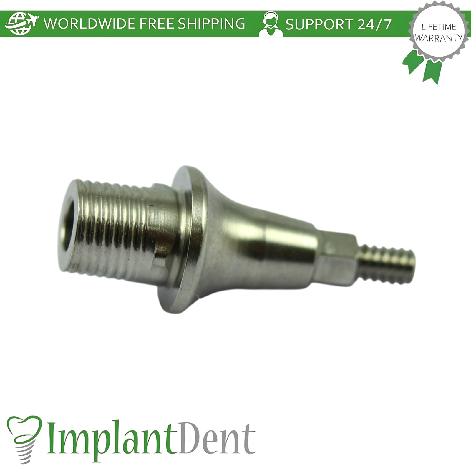 X5 Dental Prosthetic Ø5.5mm Diameter Titanium Base Neodent GM Compatible