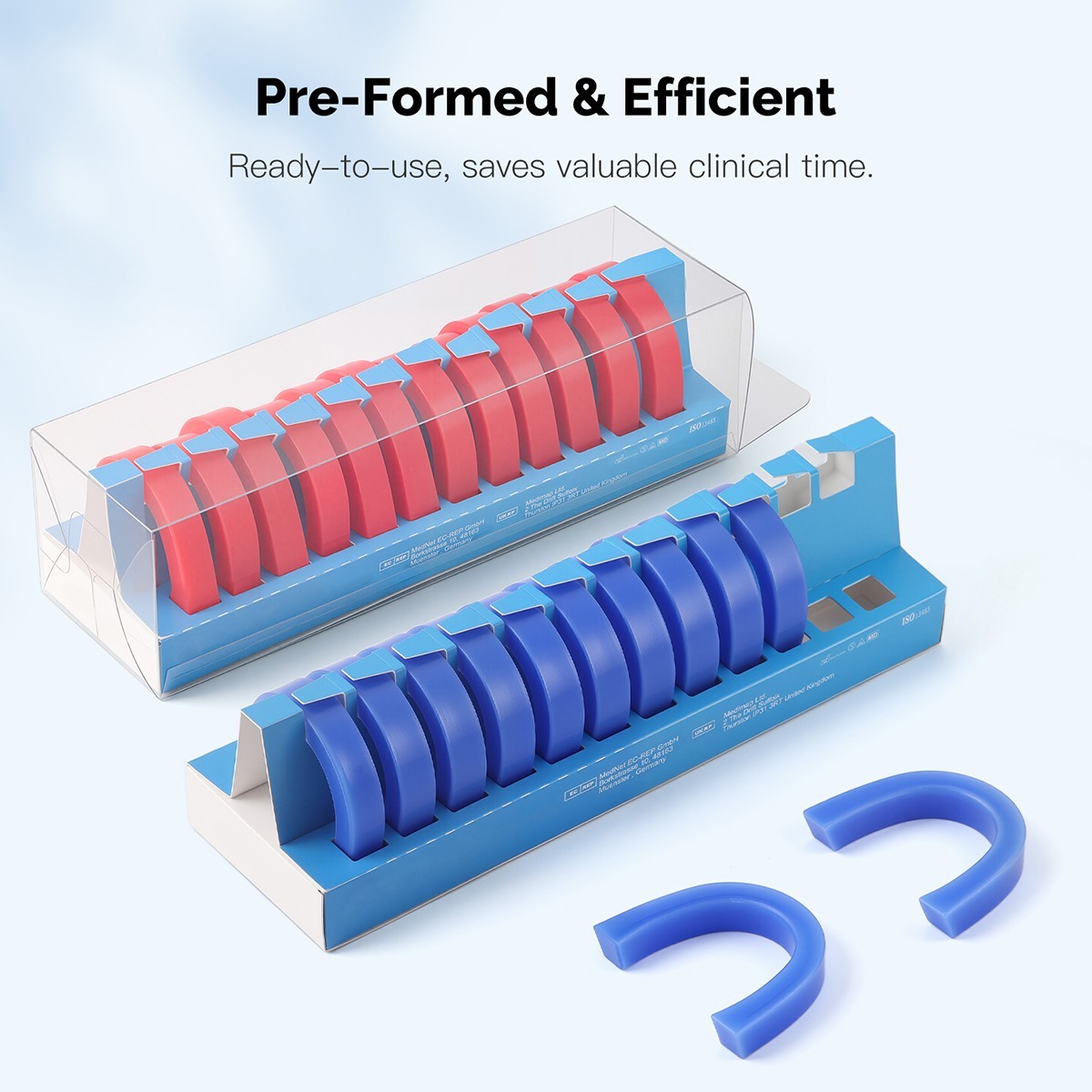 Dental U Shape Wax Rim Model Base Plate Wax Occlusal Wax Casting Bite Block