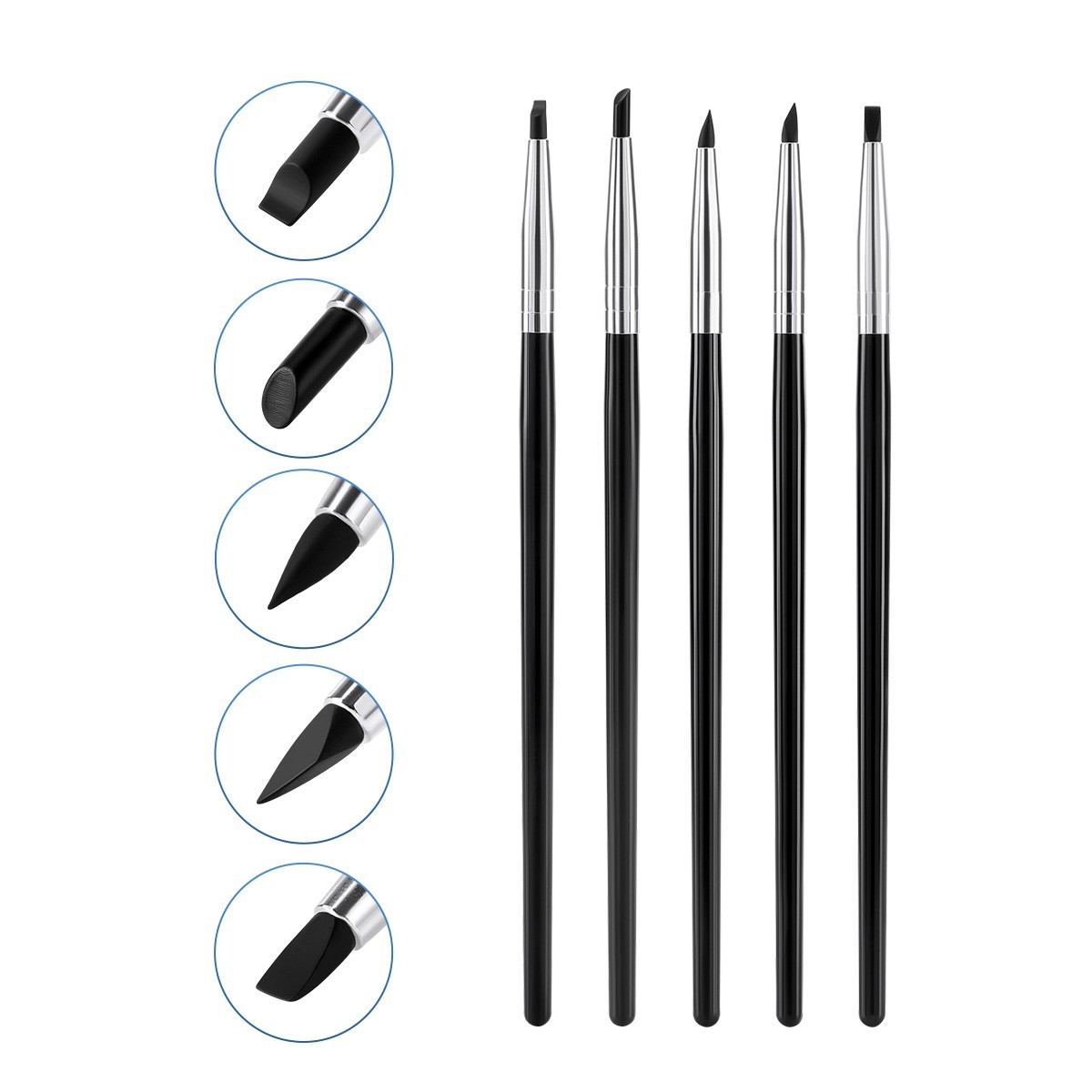 Dental Silicone Brush Pen Composite Resin Cement Veneer Porcelain Teeth Pen