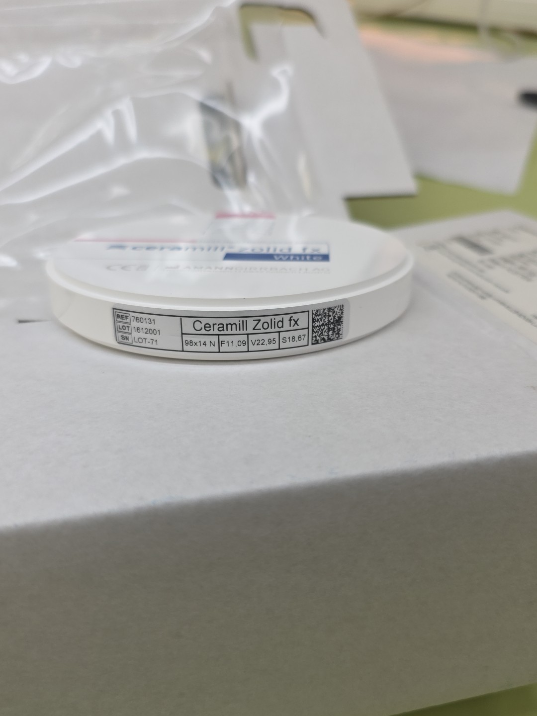 AMANN GIRRBACH -Ceramill Zolid fx 98×14