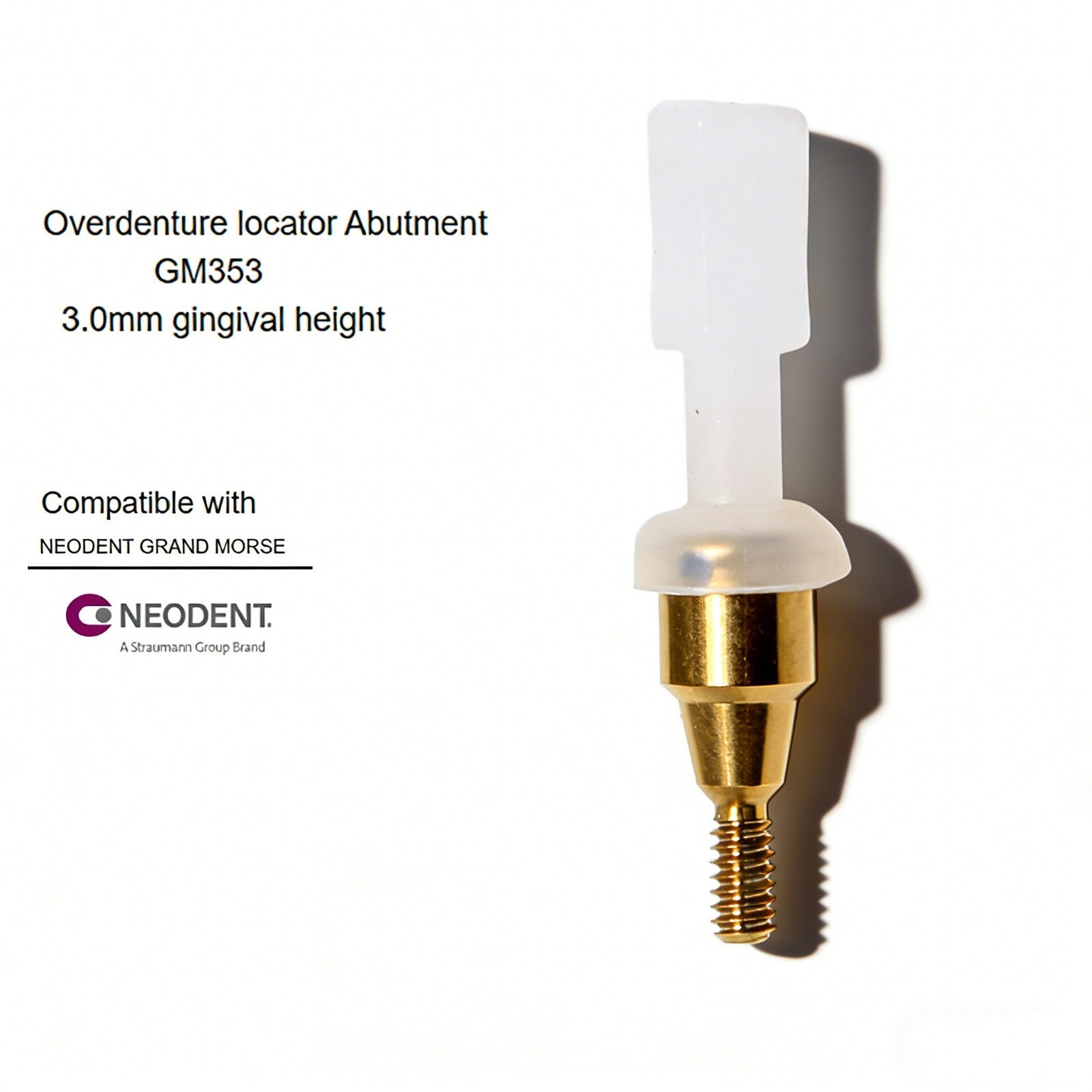 Zest LOCATOR Anchor Abutment Fit Neodent GM All Platform Overdenture Attachment