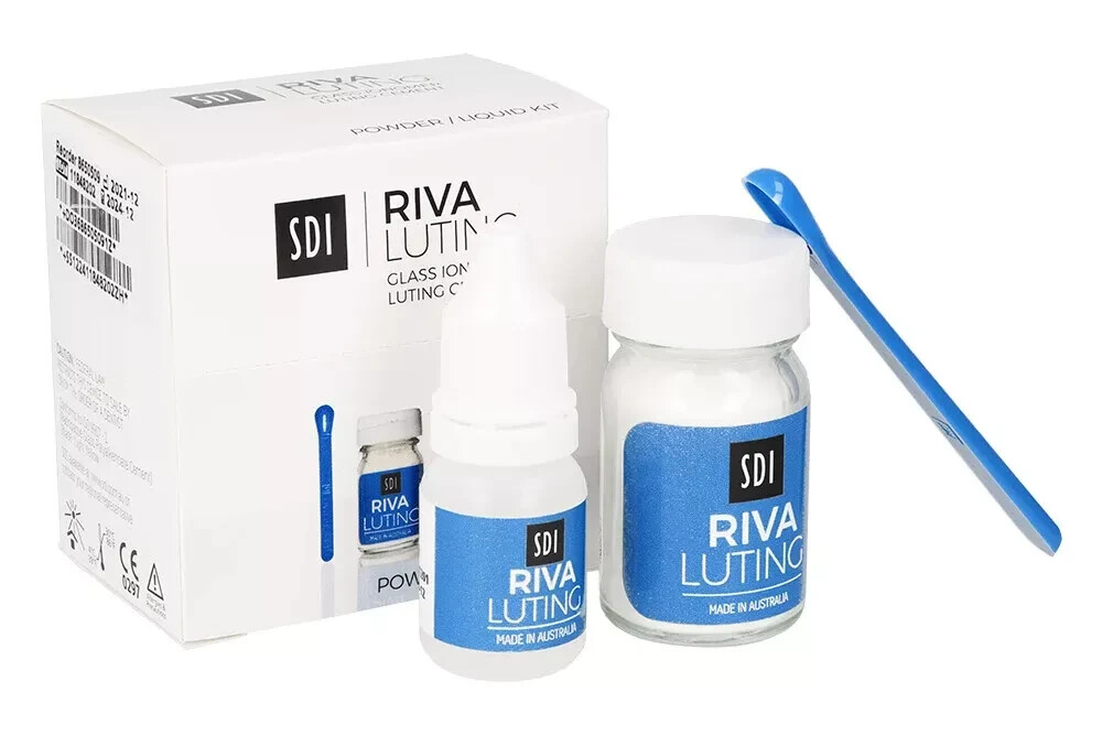 SDI Riva Luting Self Curing Glass Ionomer Luting Cement with Fluoride Release