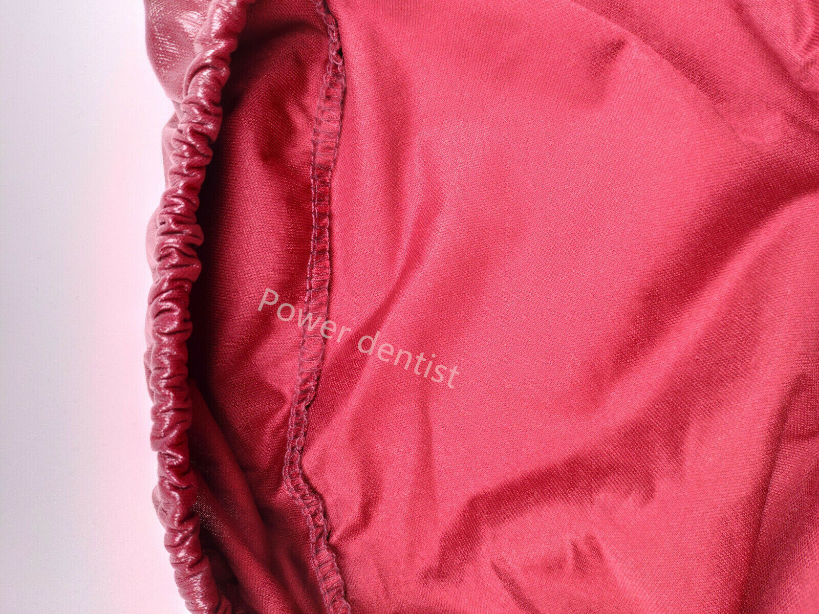 Dental Dentist Chair Cover Sleeves Protector Chair Unit Cover PU Wine Red *1Set
