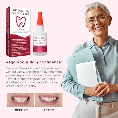 Instant Bonding Dental Glue for Dentures & Lab Tools – Fast-Setting 15-60 Sec, C