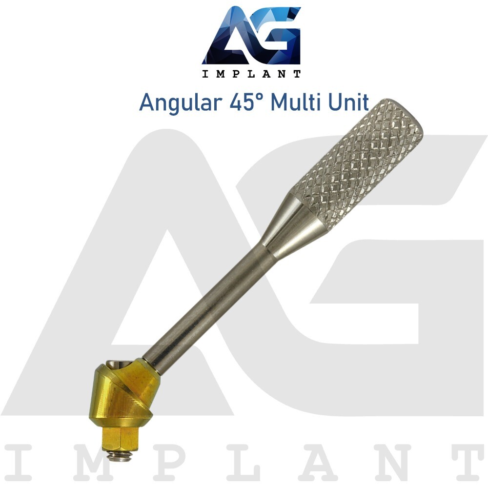 10 Angular Multi Unit 1.6 Prosthetic System 45° Set Plastic Sleeve With Screw