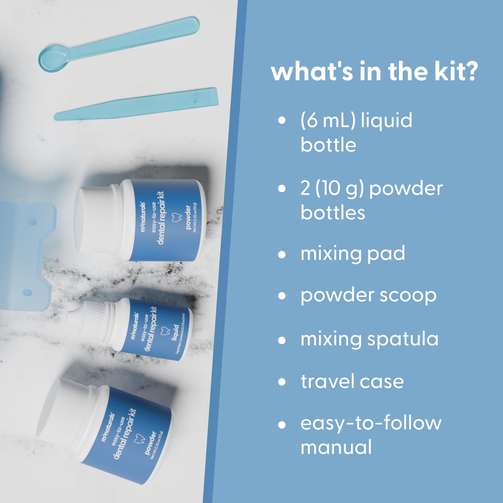 Dental Tooth Repair Kit, Dental-Grade Materials, Temporary Filling Composite …