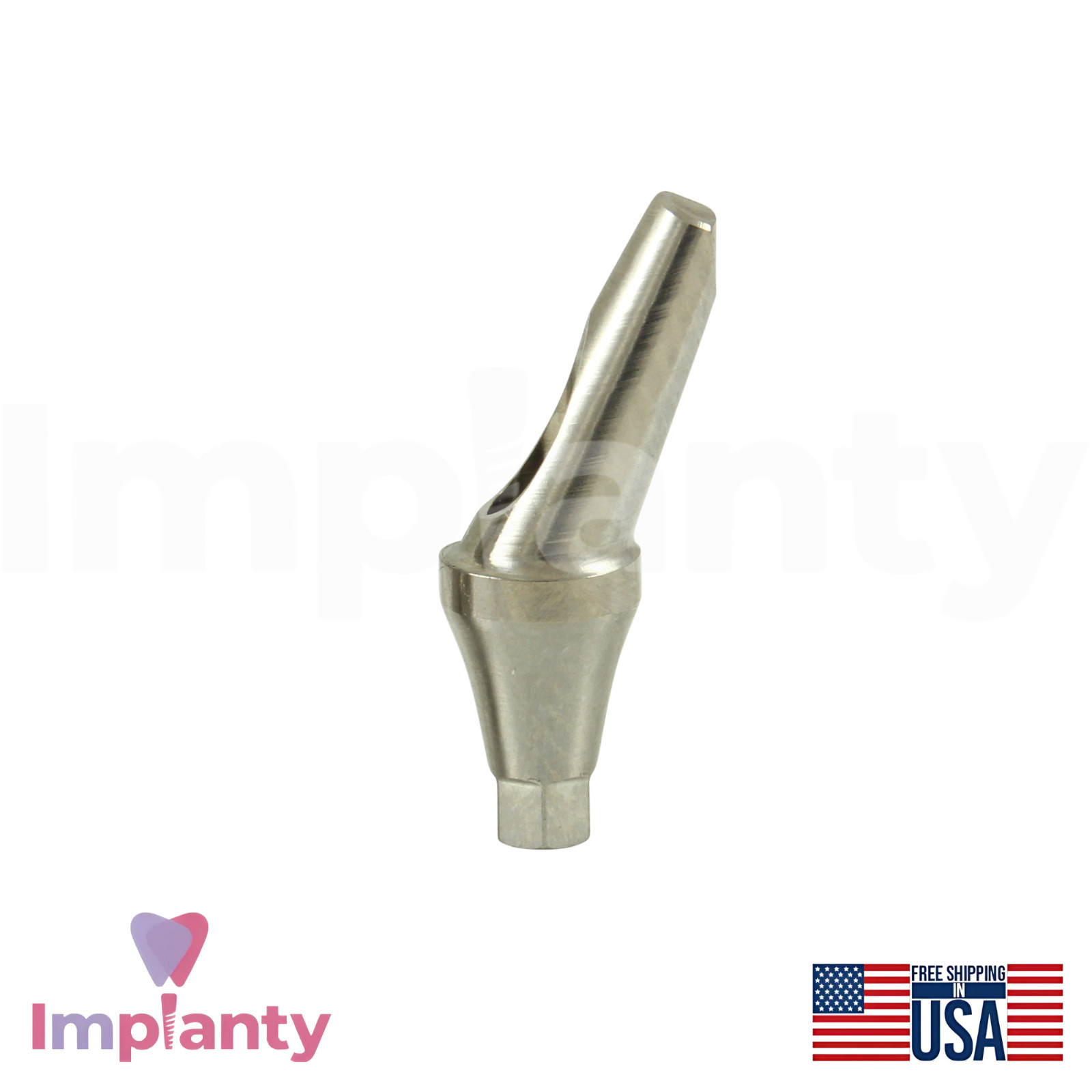 0sstemTS Compatible Mini Platform Angled Anatomic Dental Prosthetic 25°
