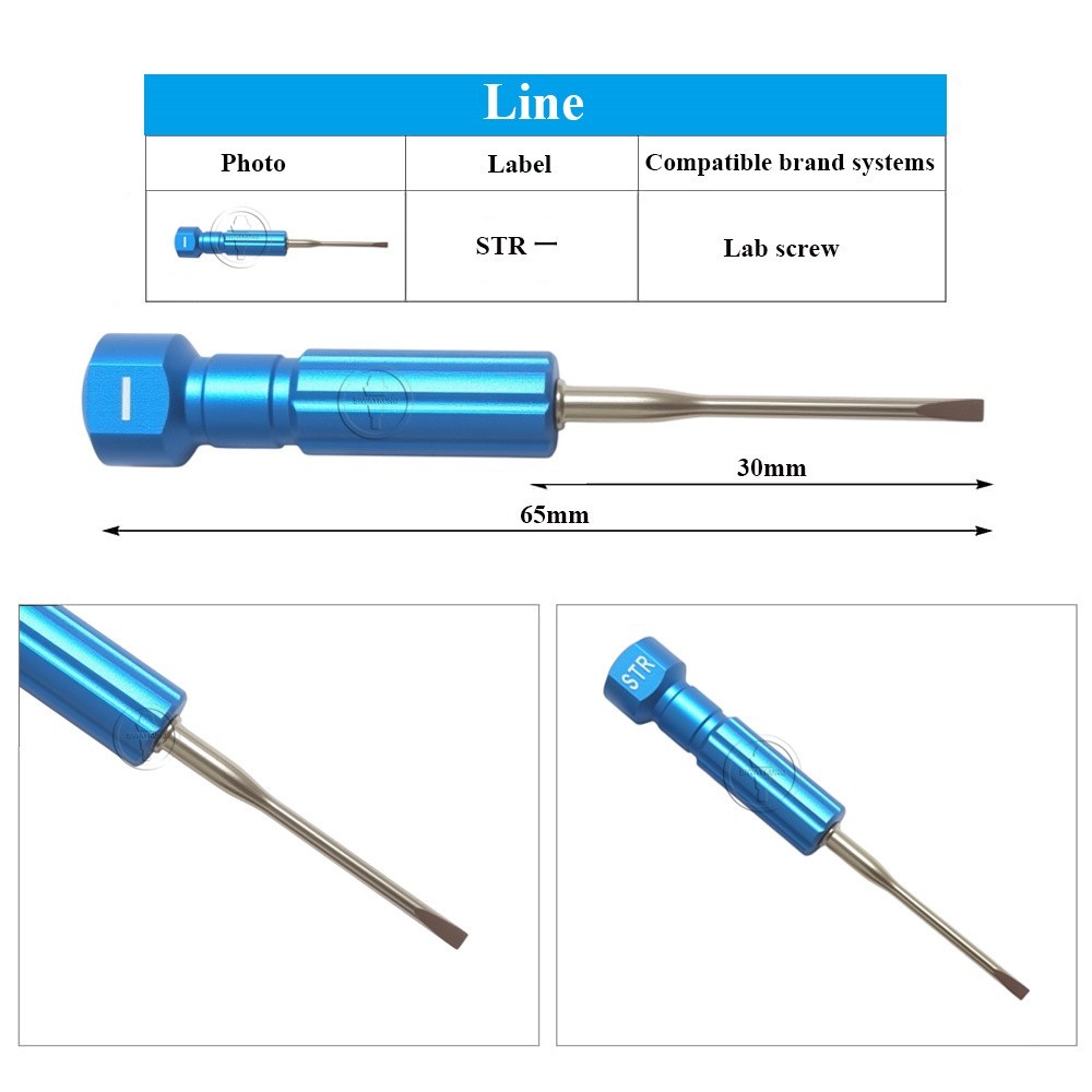 Screwdriver Dental Lab Screwdriver lab tools 9 pcs/kit