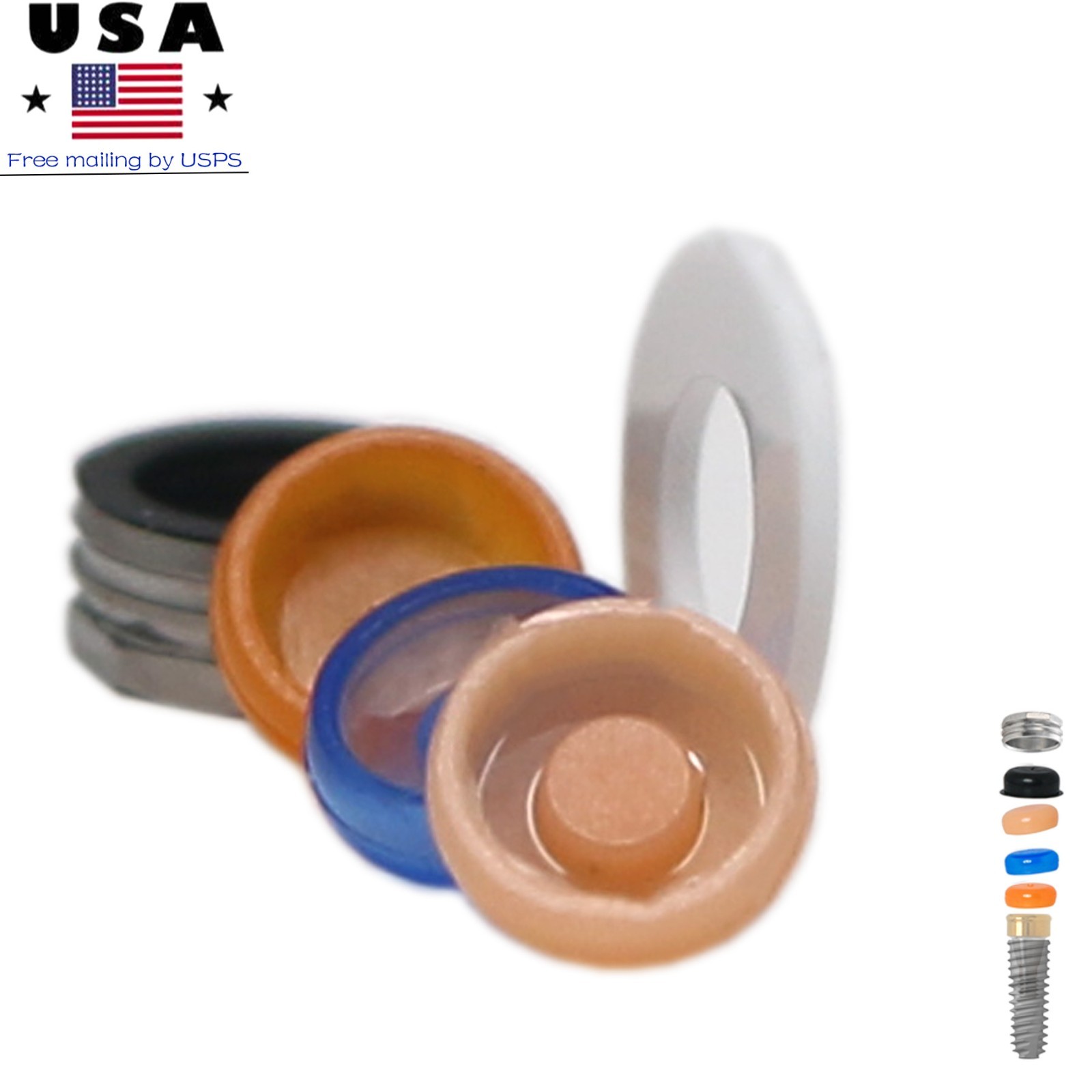 US NOB Dental Locator Abutment For Nobel Biocare NP/RP Conical Connection Active