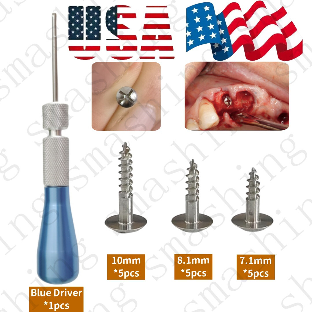 Dental GBR Thread Tent Screw Guid Regeneration Membrane Tenting Screwdriver