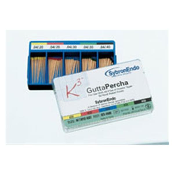 Kerr Dental 825-0425 SybronEndo K3 Gutta Percha Points Taper 0.04 #25 50/Pk