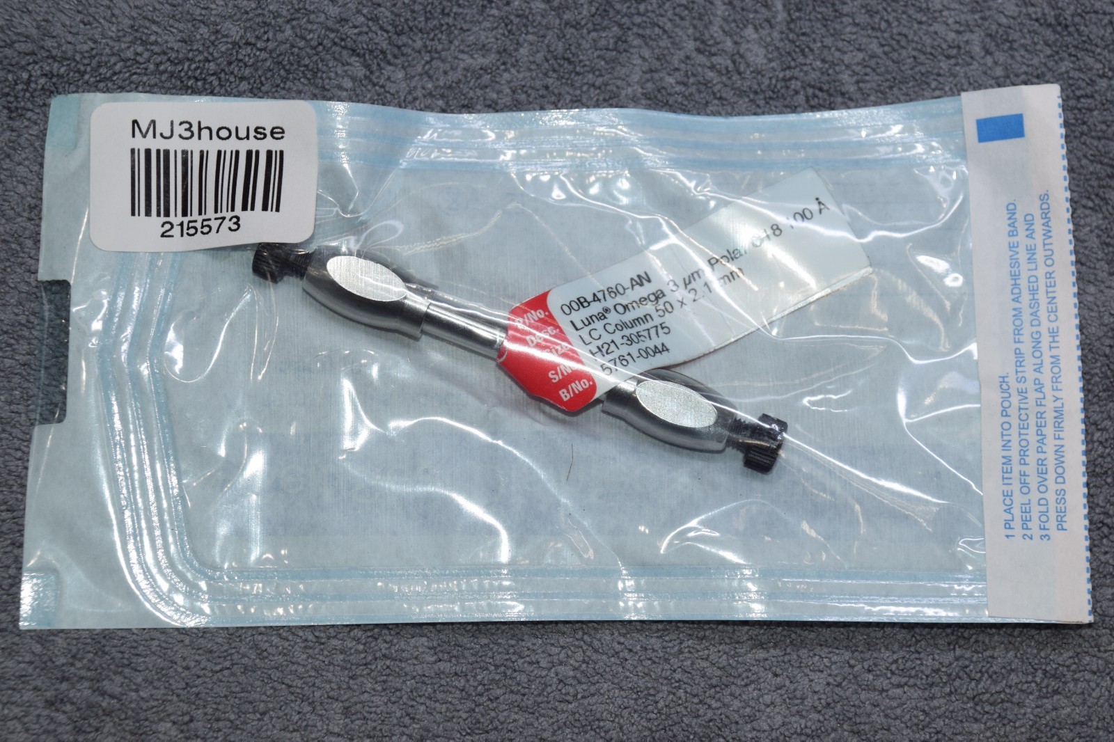 Phenomenex Luna Omega Polar C18 3u 50×2.1mm 00B-4760-AN #215573-R1*B10