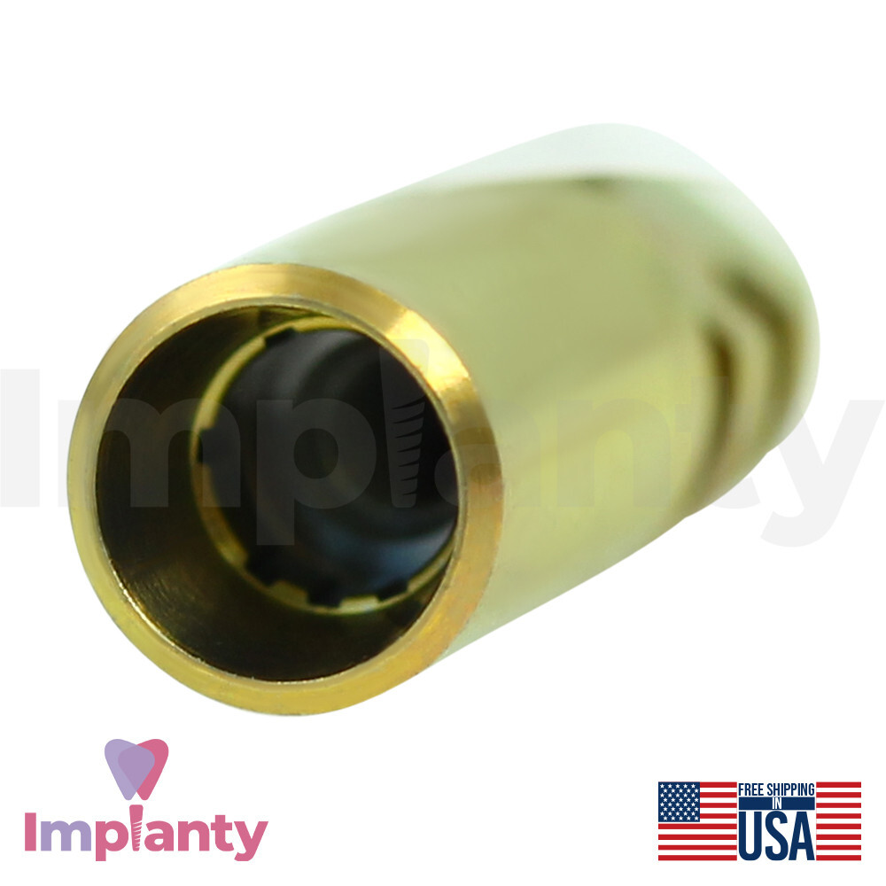10x Dental Titanium Fixture Analog 4.2mm Compatible Astra EV Yellow Conical Seal