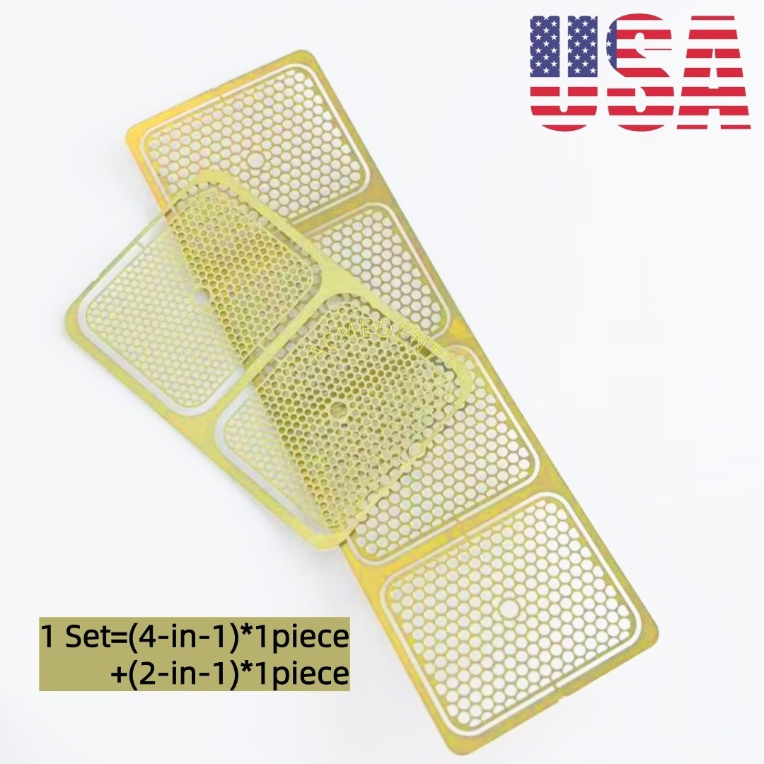 GBR Dental Titanium Mesh Membrane Guided Bone Regeneration Barrier Gold Coated