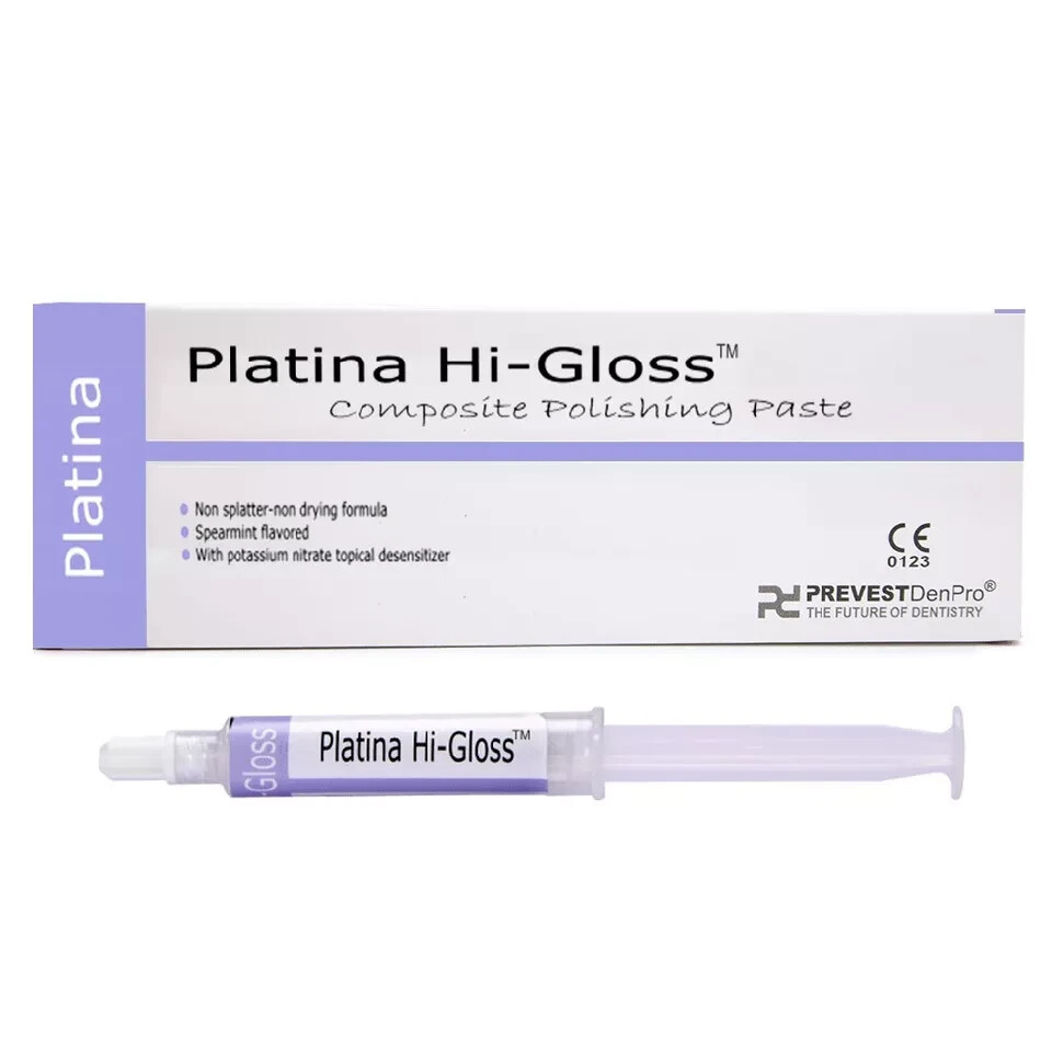 Dental Composite Final Polishing Paste Platina Hi-Gloss Fine 4gm Prevest