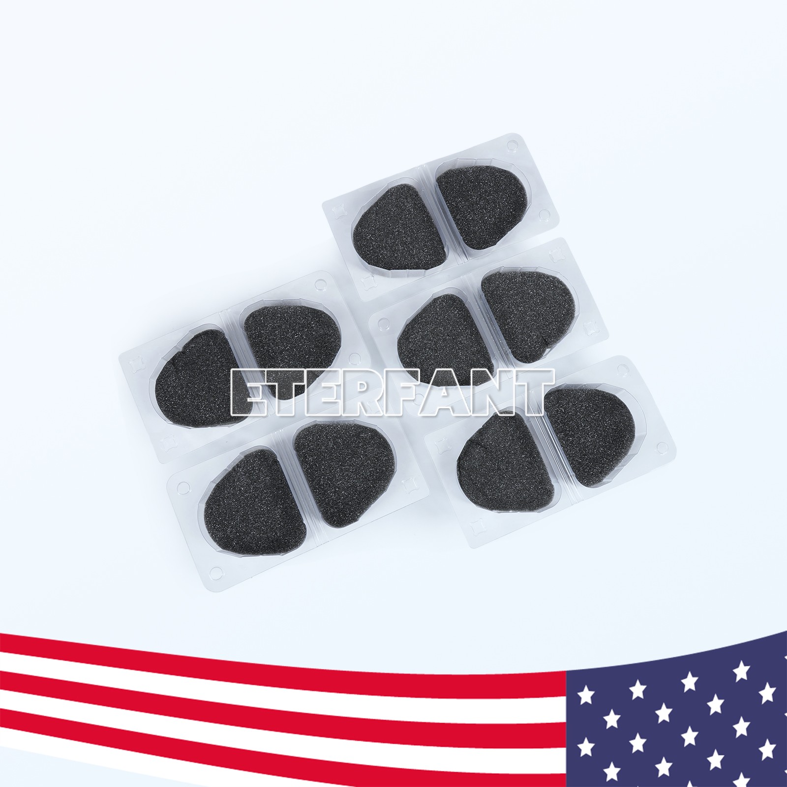 300PCs Denture Transport Box Dental Teeth Crown Veneer Storage Container Case