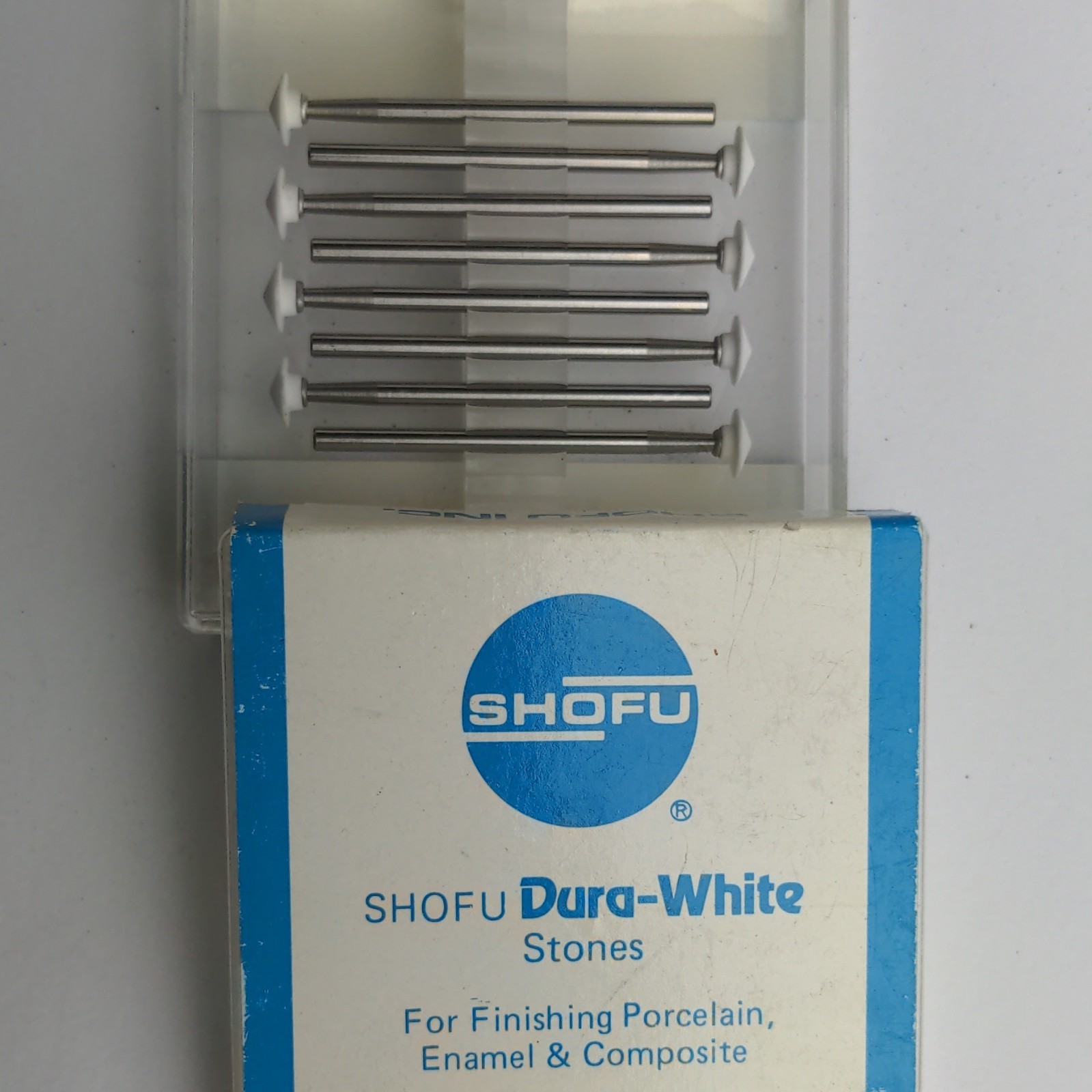 SHOFU Dura-White Flame Stones (8 pieces) HP KN3 PN0206