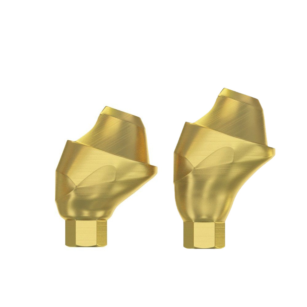 10x Dental Conical Angulated 17° Abutment Multi-Unit Premium 1.6m NP Ø3.5mm