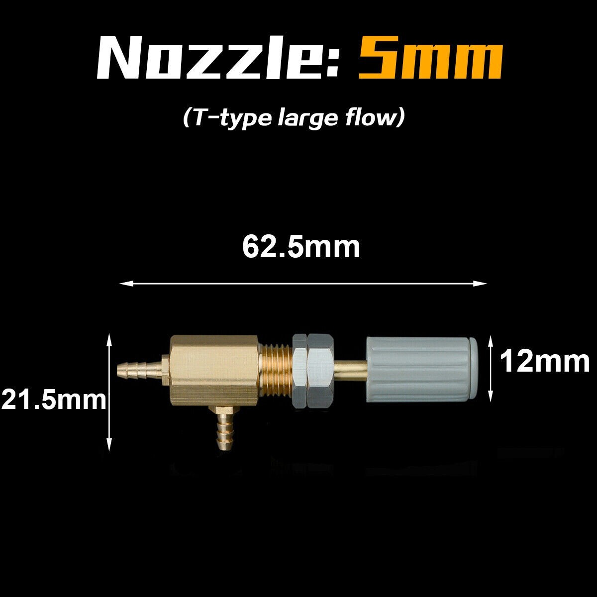 4Pcs/6Pcs Dental Regulator Control Water Valve T-Shape 5mm for Dental Chair