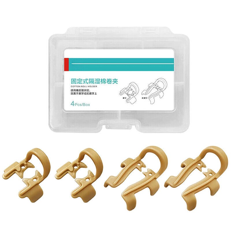 5 Box Dental Autoclavable Moisture Isolation Clip Resin Clamp Cotton Instrument