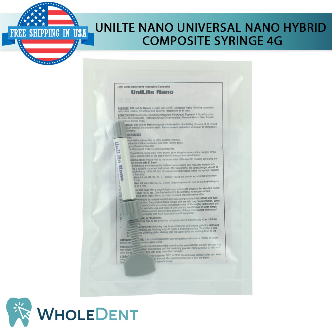Nano Gingival Pink Hybrid Composite Dental Filling Syringe Restoration 4g Shades