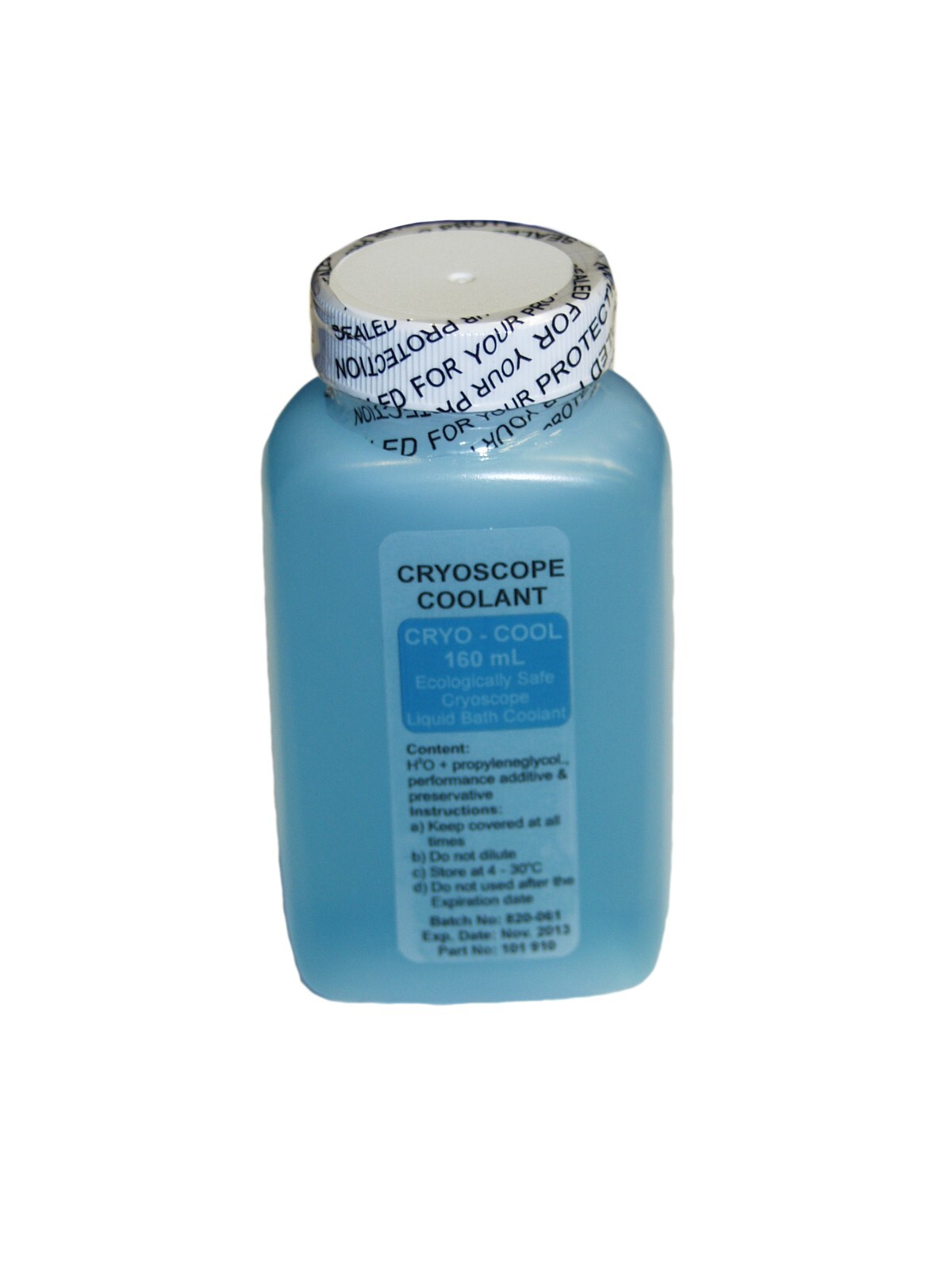 Cryoscope Heat Transfer Fluid – Cooling Liquid, 160ml, blue – 4 Bottles Lot