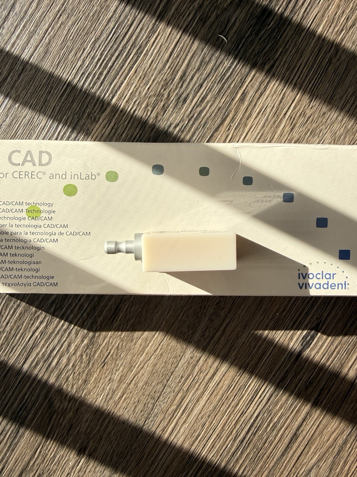 Ivoclar Telio CAD LT BL3 B40L TEMP Refill Block for Cerec and inLab Mill