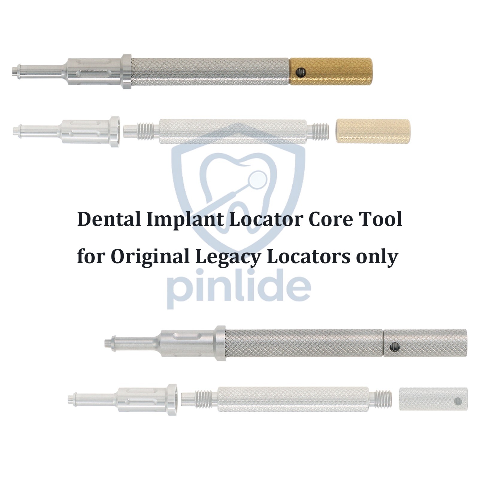 US Dental Retention Locator Male Caps Replacement Kit Universal Remove Core Tool