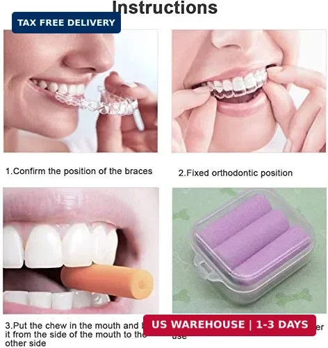 15 Aligner Chewies for Invisalign Trays,Aligner Tray Seaters for Orthodontic(5Bo
