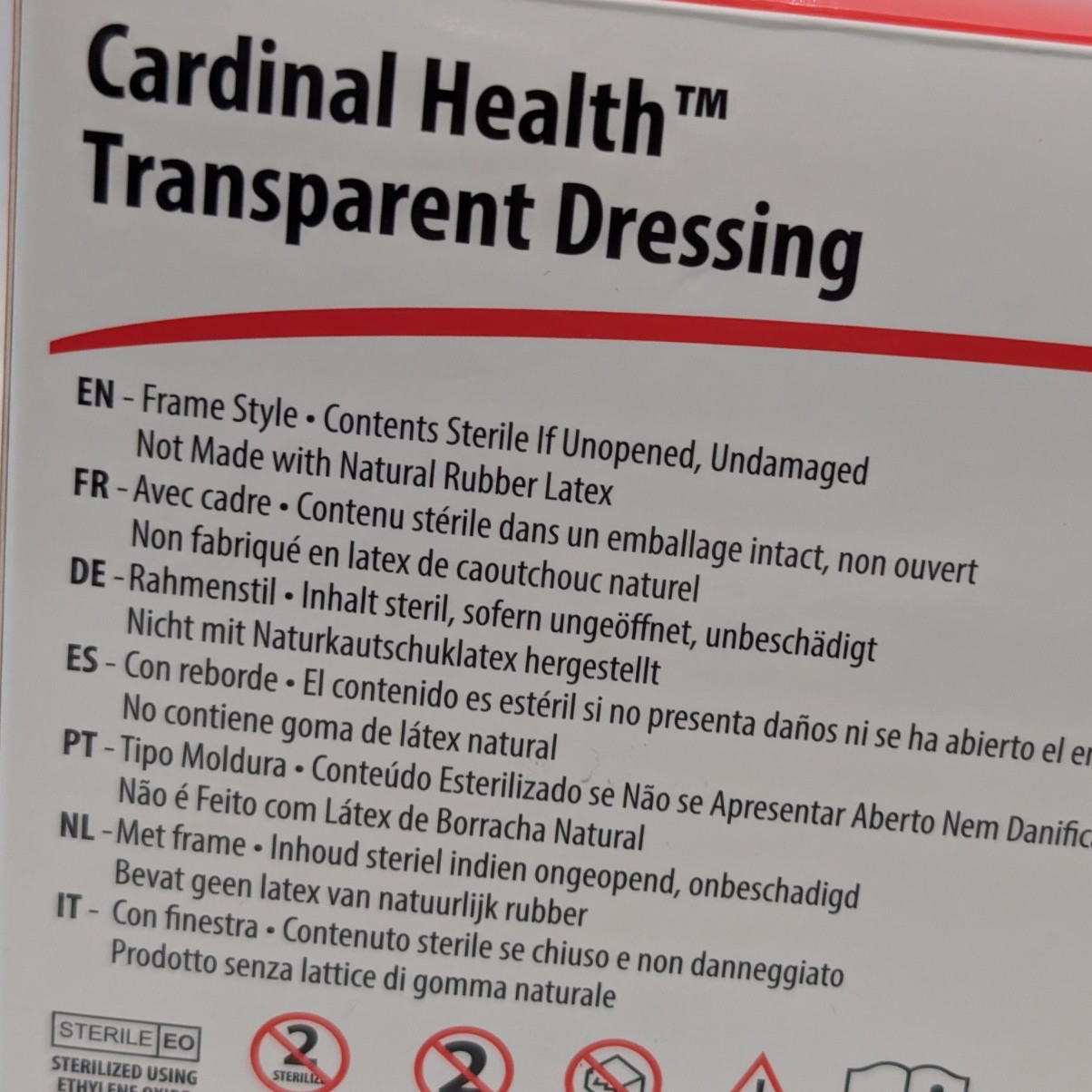 Lot of 50 Cardinal Health TD-26C Transparent Dressings 4″ x 4.75″ 50 Count Each