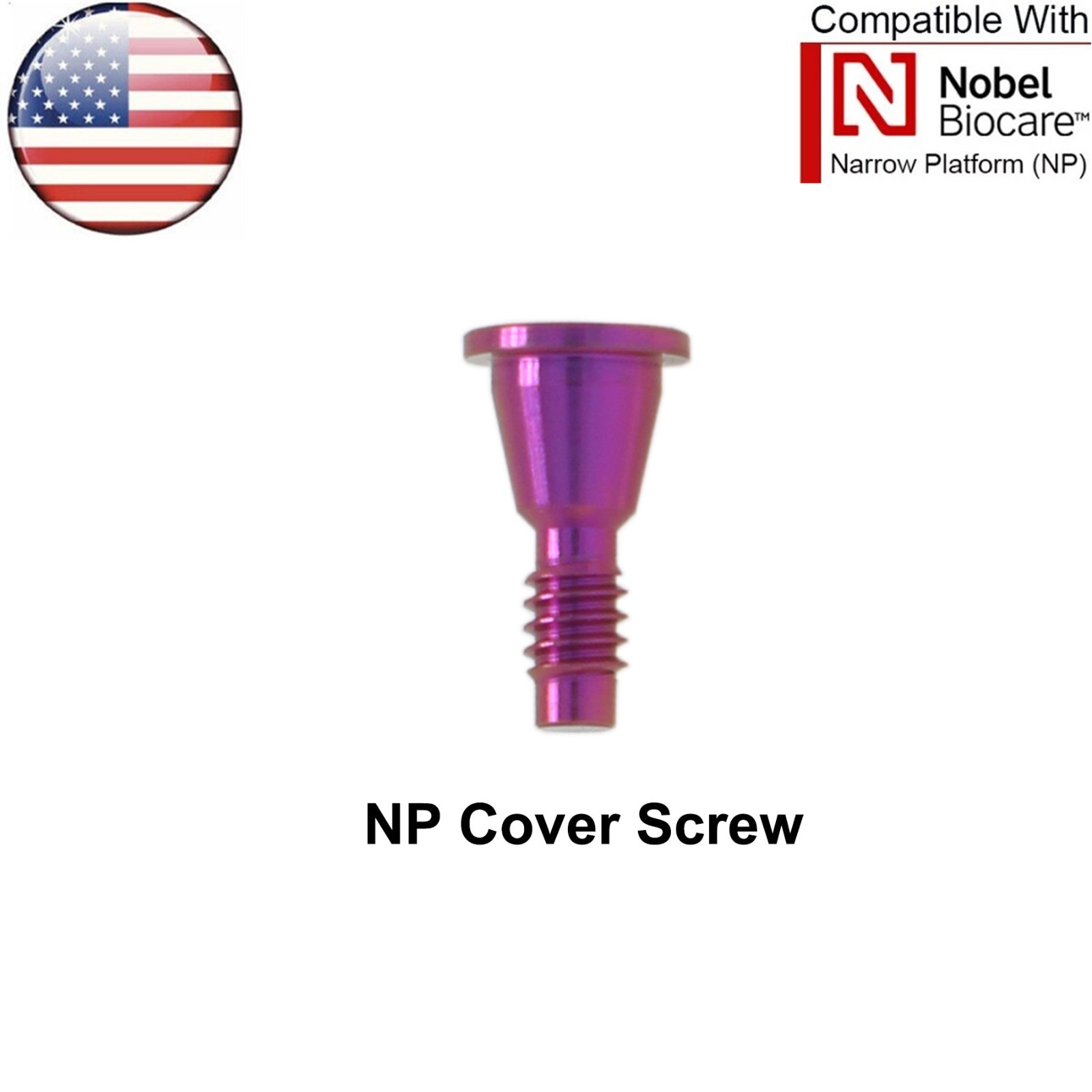 US Dental Healing Cover Screw Closure Caps Fits Hiossen Osstem/Nobel /Straumann