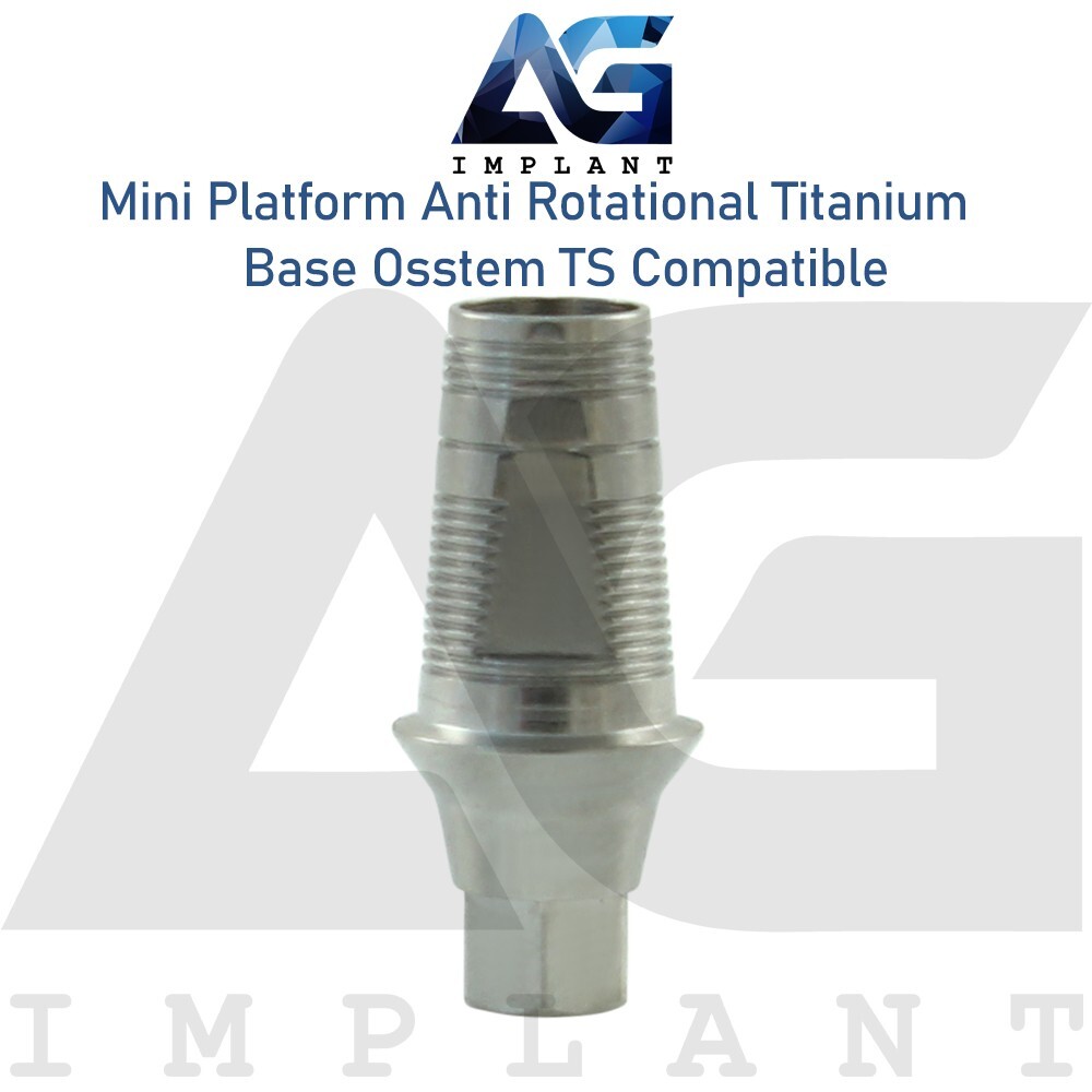 Titanium Base CAD/CAM Prosthetic 2.1mm Fit Mini Platform 0sstem® TS