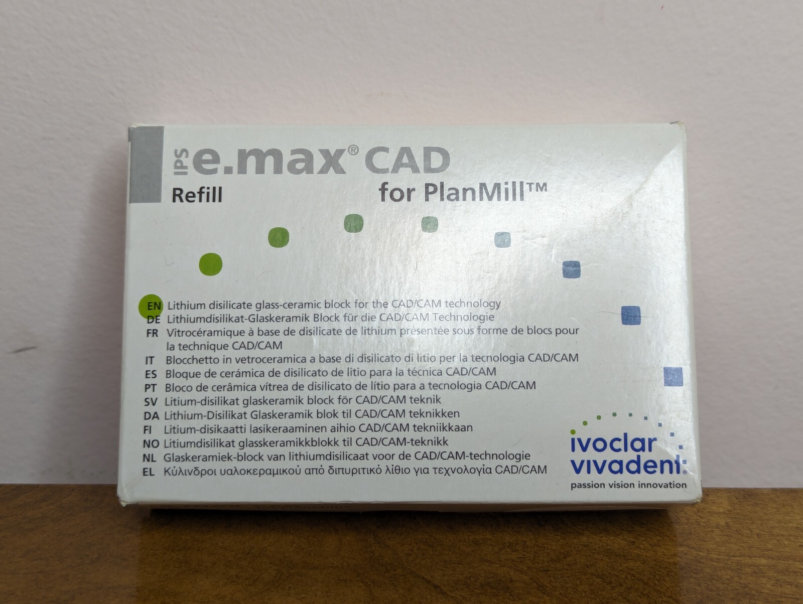 IPS e.max CAD Planmill LT D4/C14 Ivoclar 1 Piece