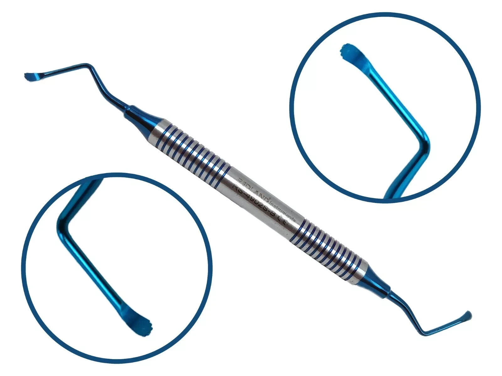 REDLAND Dental 86A Lucas Surgical Bone Curette 3.2mm Serrated