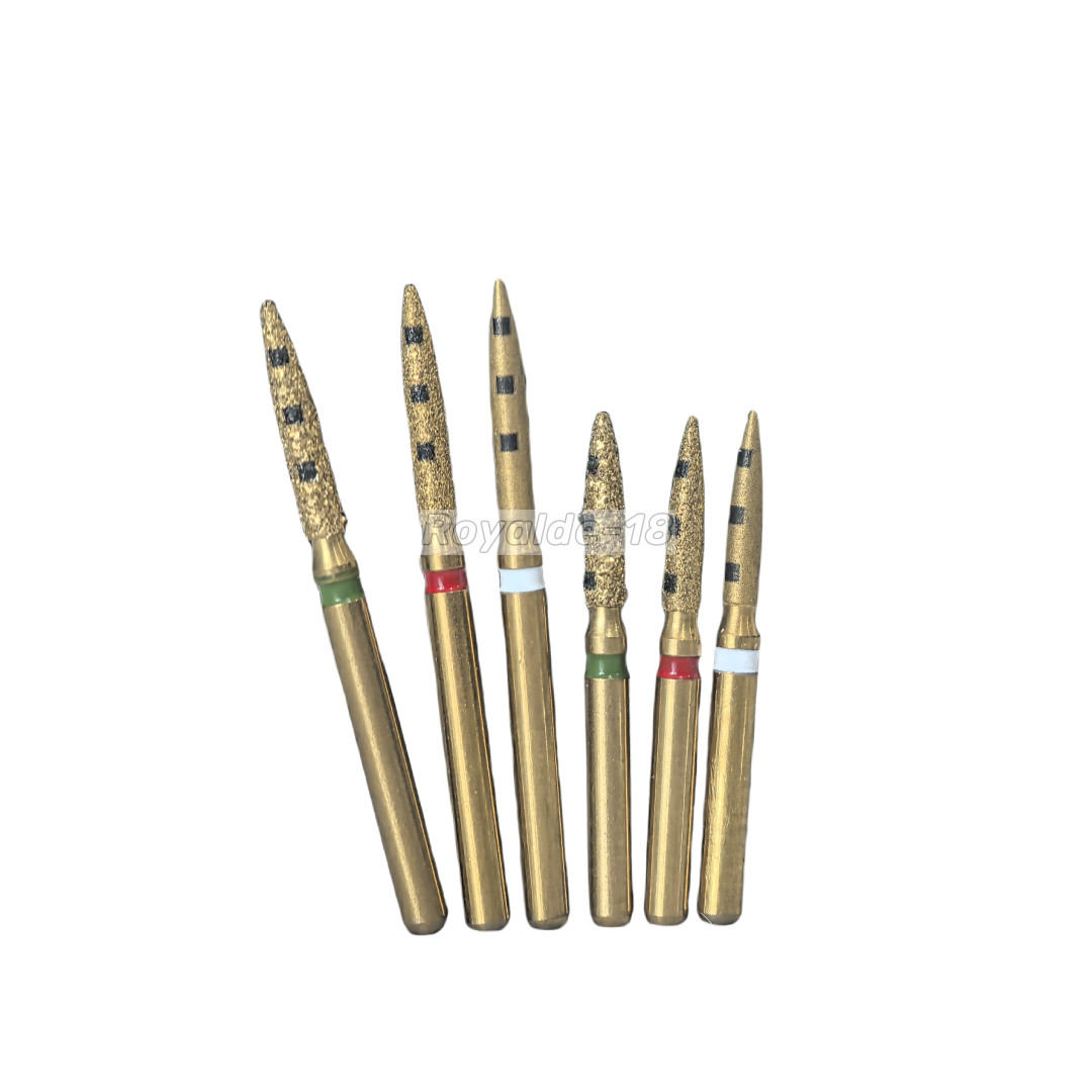 Dental BOPT Preperation Burs Vertical Diamond FG7906 Oriented Technique 6pcs/kit