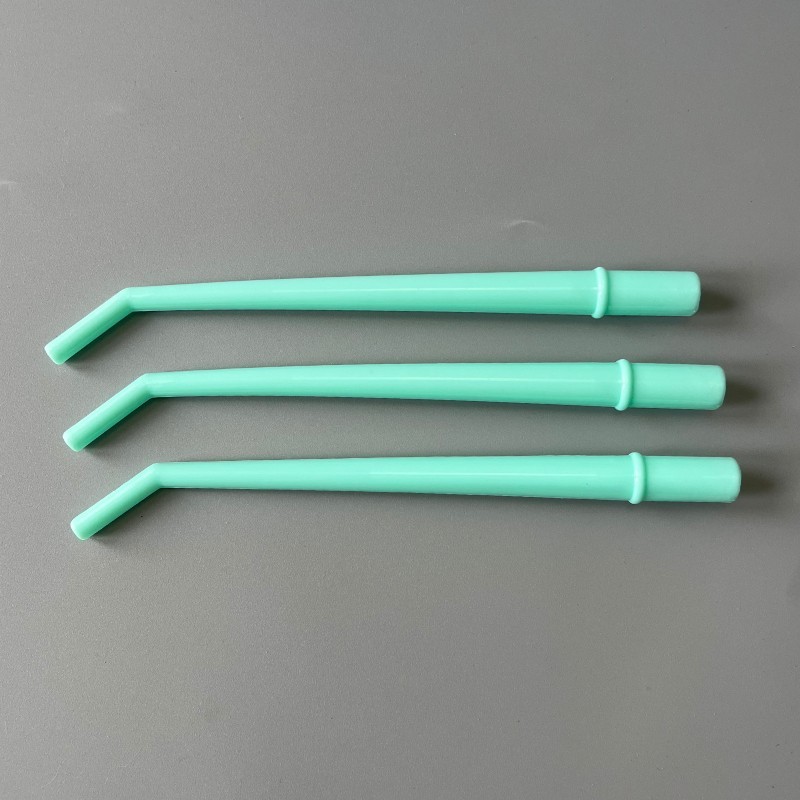 25Pcs (1 Bag) Surgical Aspirator Tips Green Medium 1/4″ Dental Suction Saliva