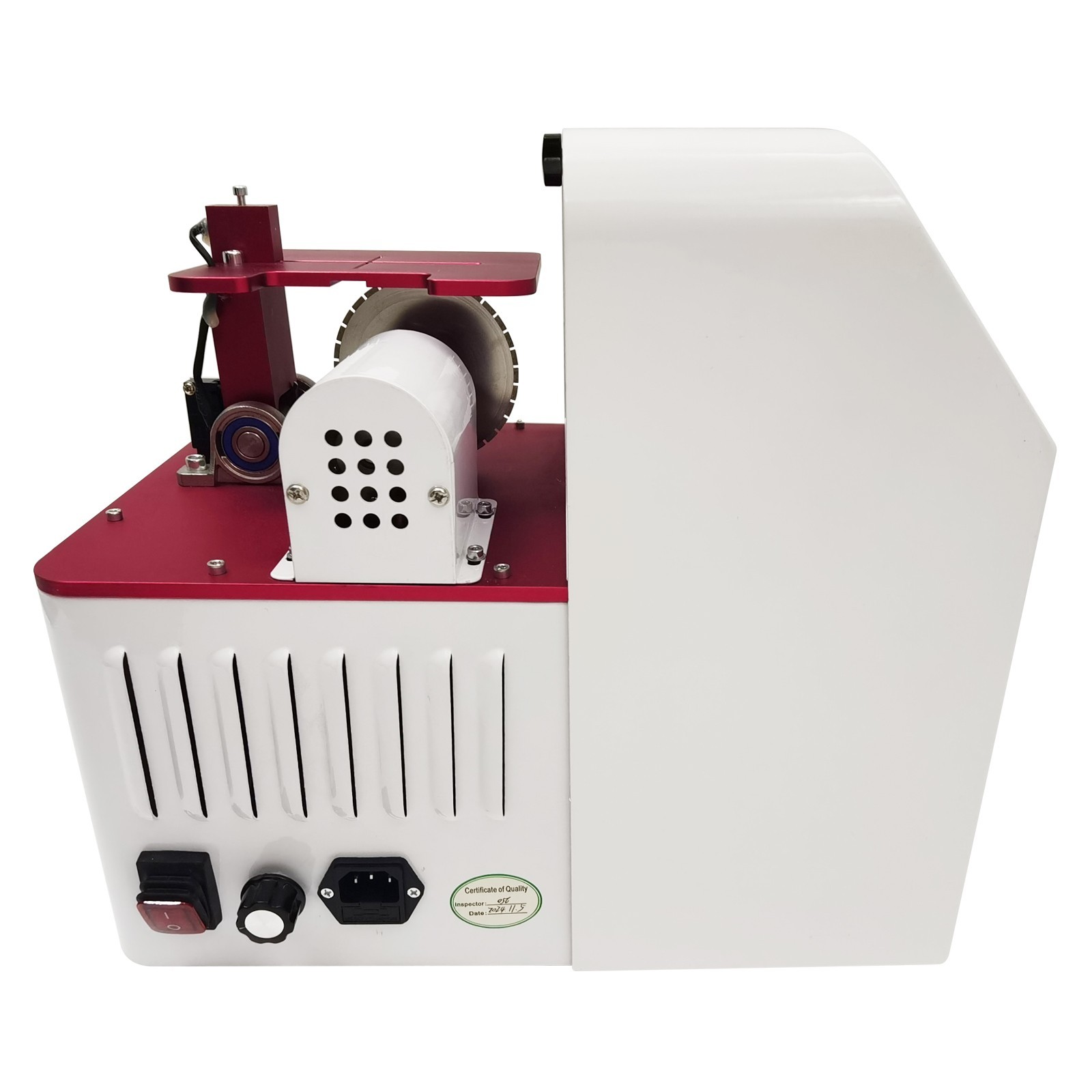 Lab Electric Gypsum Saw Gypsum Cutting Machine with Dust Removal 110V 550W