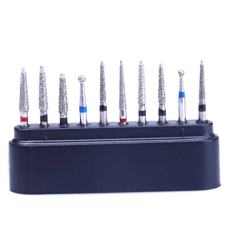 Dental Diamond Burs Drills FG Kit High Speed Handpiece 17 Types for Choice