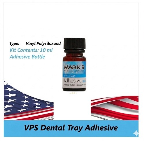 Cargus VPS (Vinyl Polysiloxane) Dental Tray Adhesive Dental, 10 mL Bottle