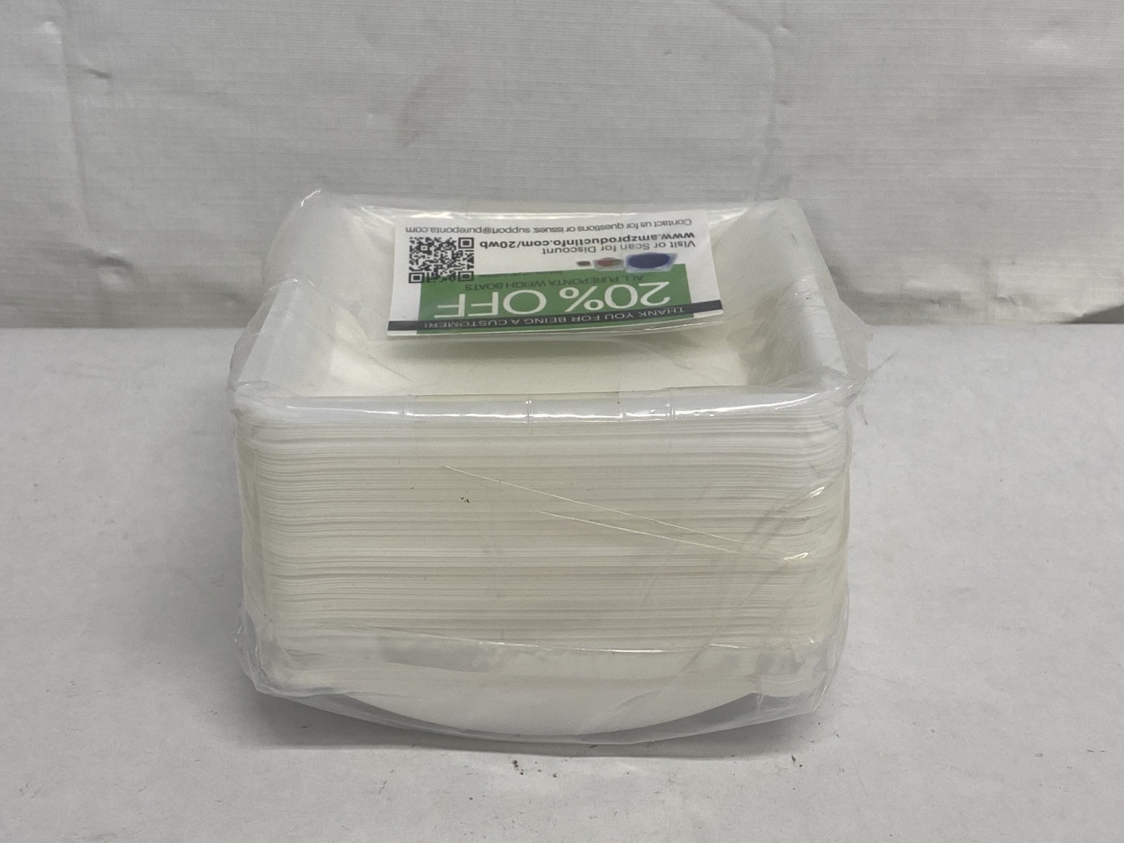 (125/Pk) PURE PONTA 330mL Disposable Large PS Weigh Dish Boat X003VP9HFB