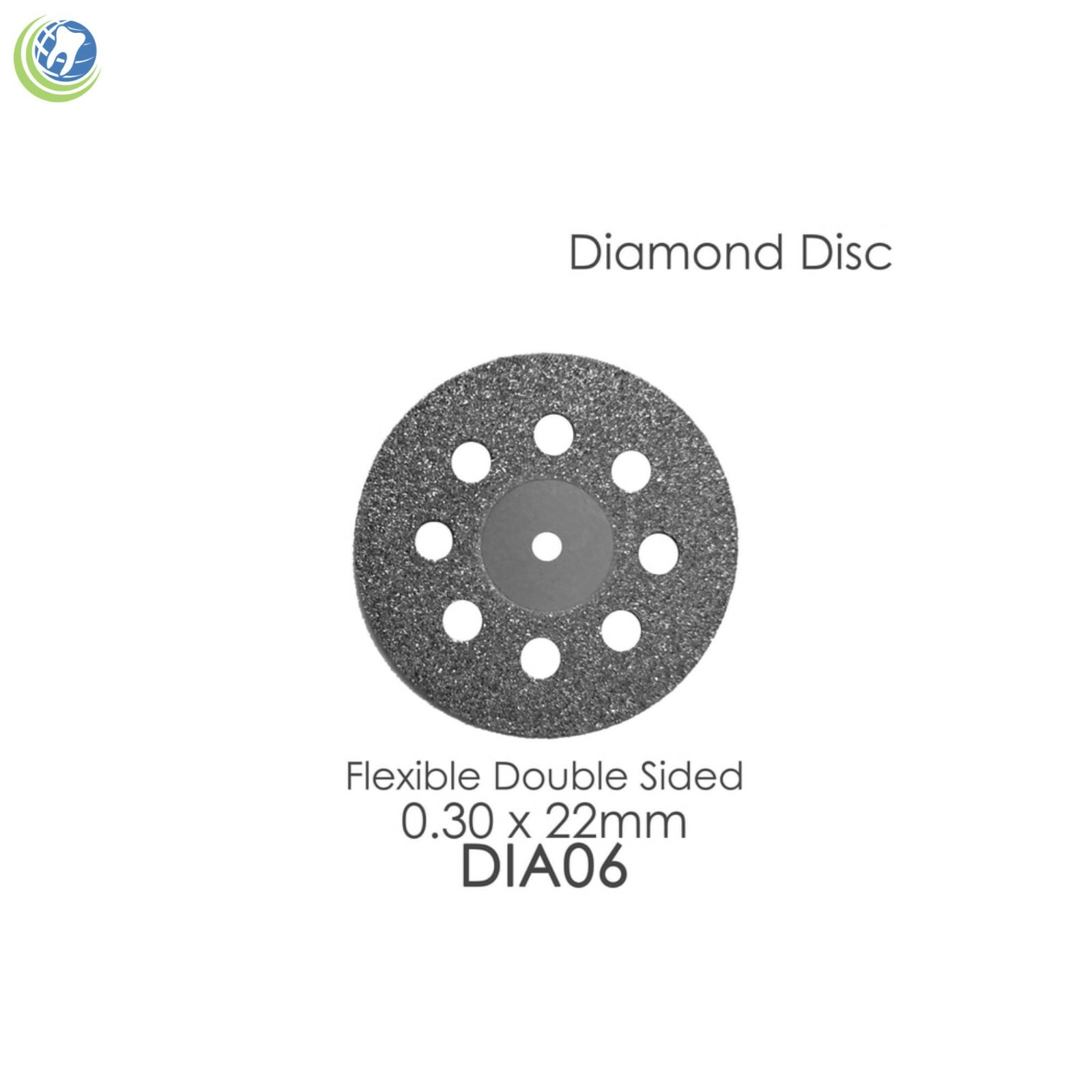 Dental Diamond Disc Single Double Sided Flexible Unmounted 1/Pkg Meta BesQual
