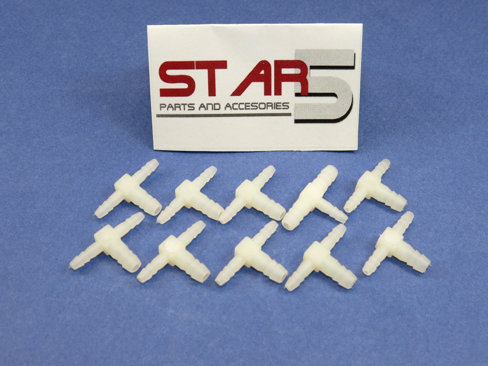Dental Fitting Connector 1/8” X 1/16″ X 1/16″ Barb Plastic Set /10 Pcs STAR5