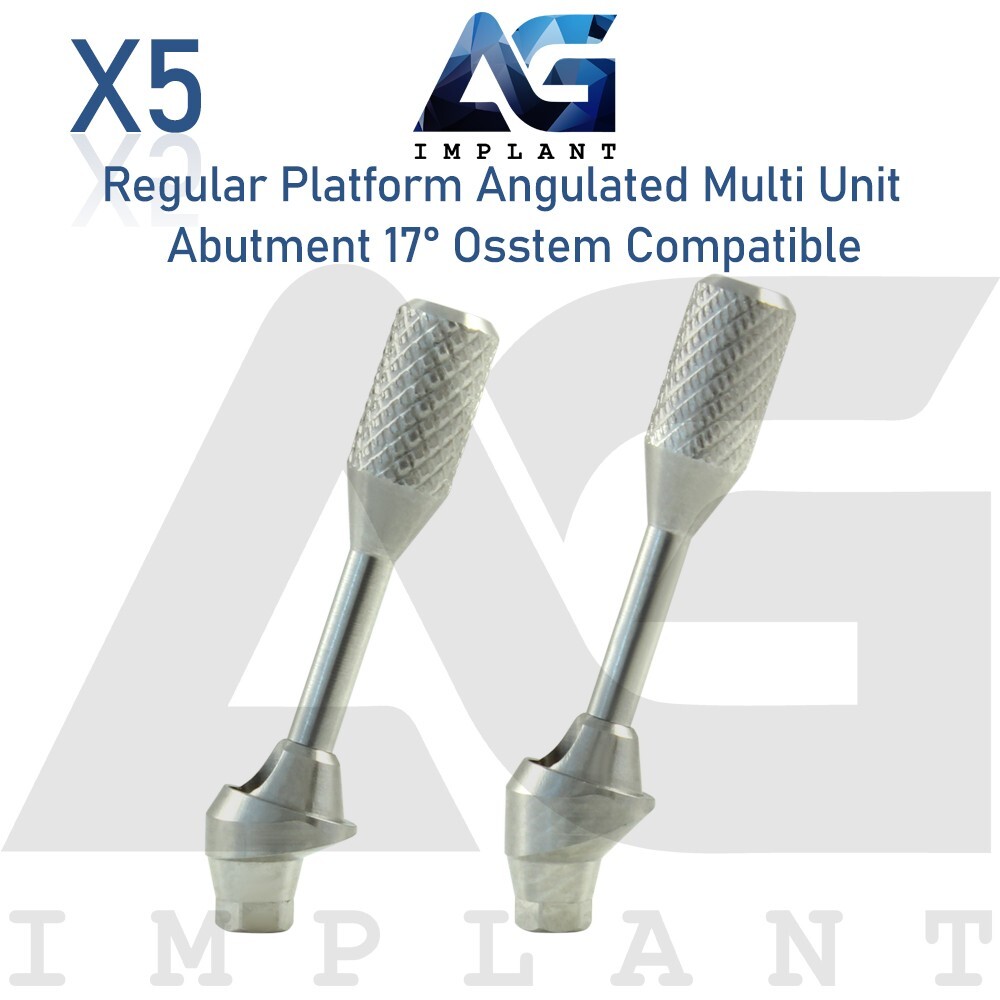 5 Angled Multi Unit 17° Titanium Fit Regular Platform 0sstem® TS Hex