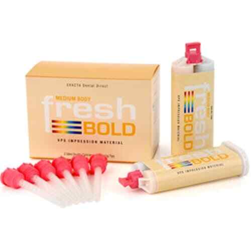 Fresh Bold Impression Material – Medium Body Fast Set (3:00 minutes). 2 – 50ml