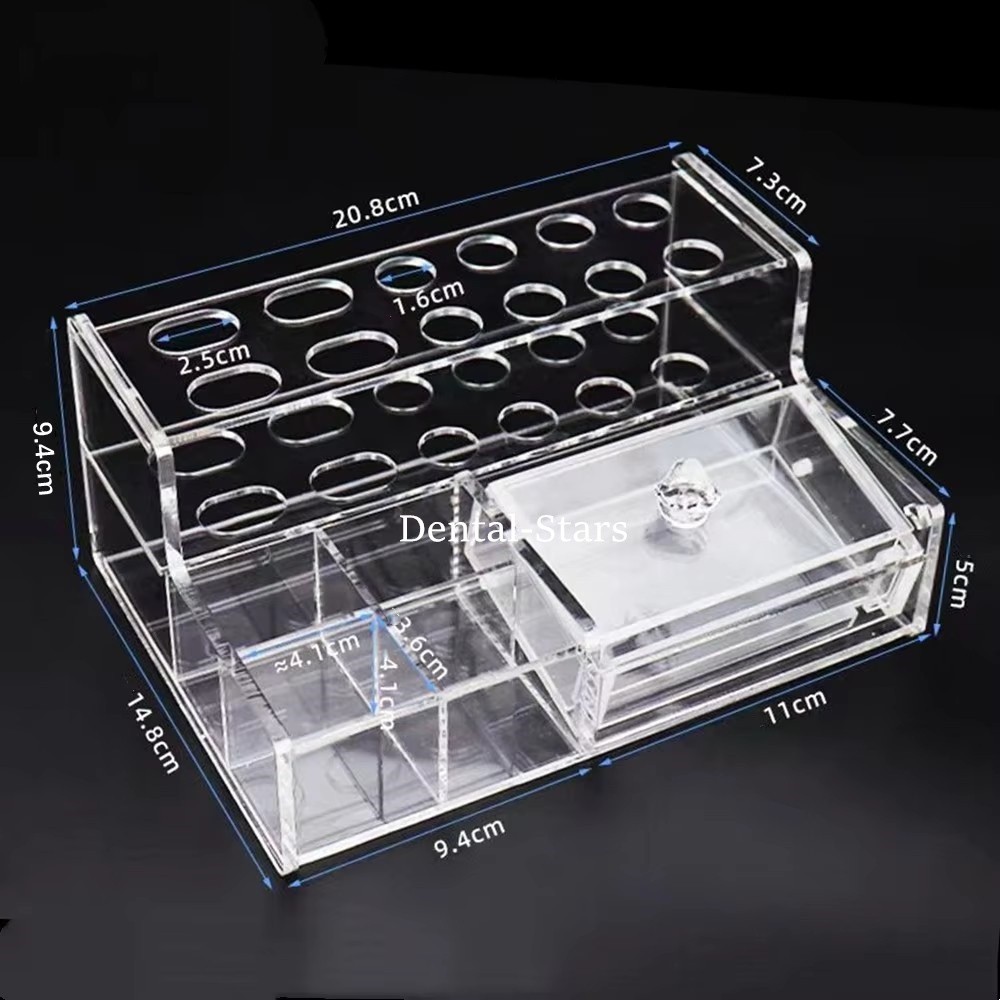 Dental Resin Placement Rack Acrylic Material Storage Box Applicator Holder USA