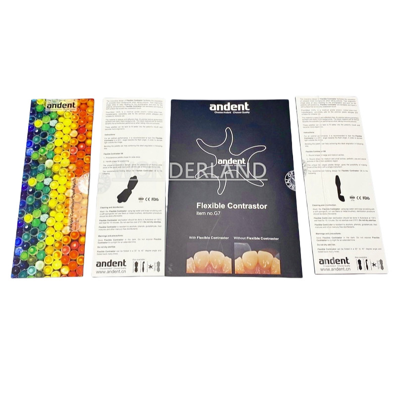 Dental Contrast Black Background Board Flexible Silicone Photo Contrastor Tools