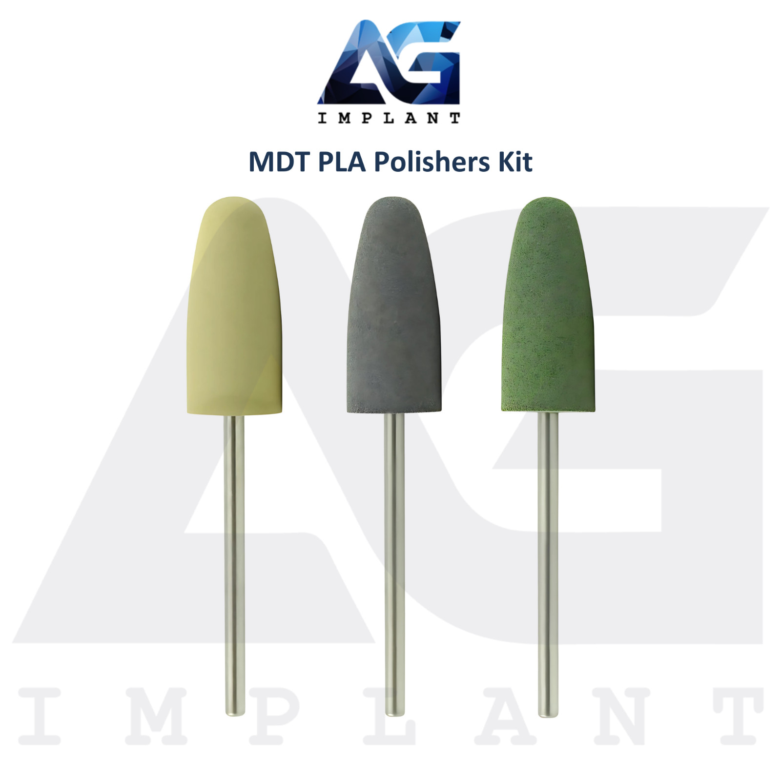MDT Dental PLA Polishers Kit Acrylic Polishing System Finishing Restorations