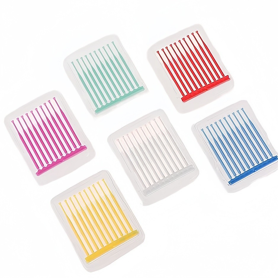 200pc Dental Bonding Stick Rod Restoration Veneer Crown Applicator Adhesive Tip