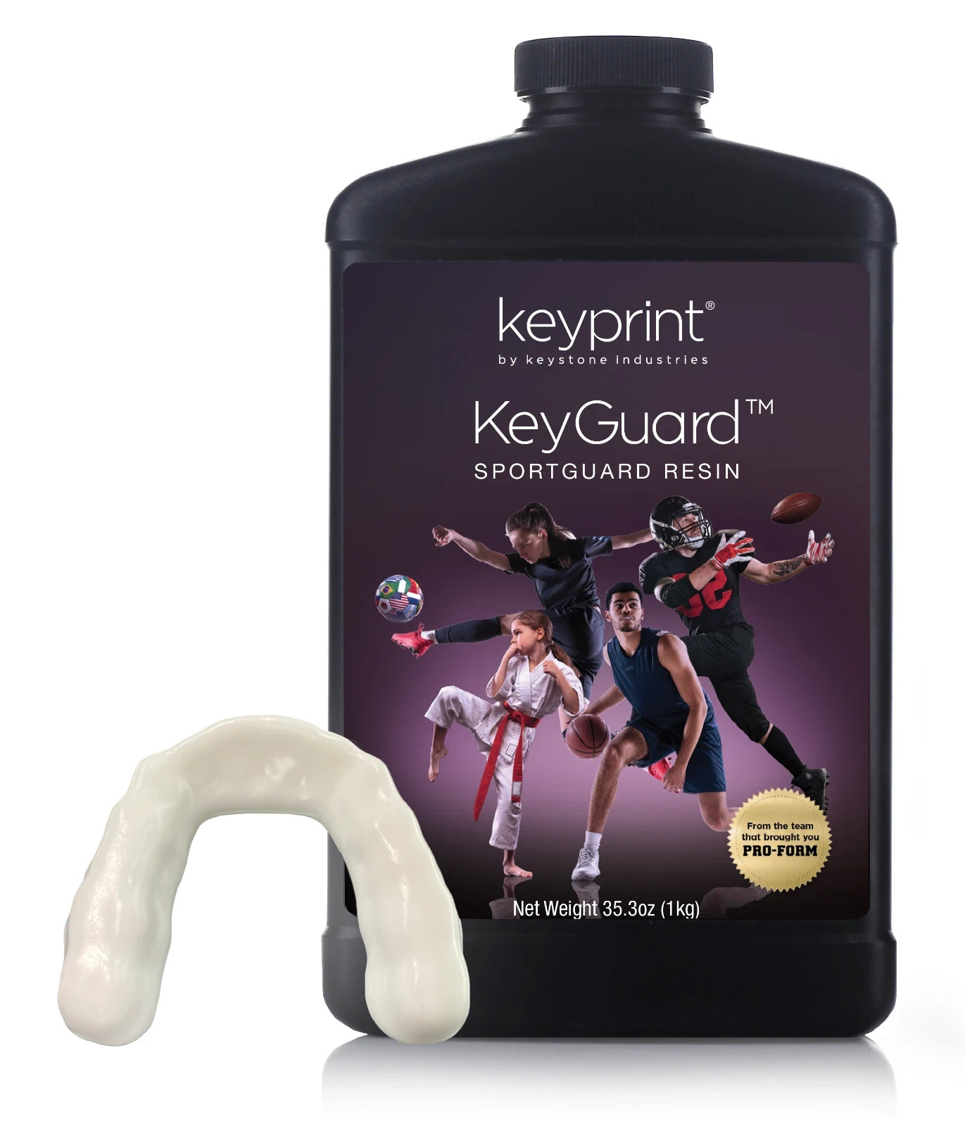 Brand New Keystone Keyprint KeyGuard Sport Guard Resin 1KG For 3D Printing White